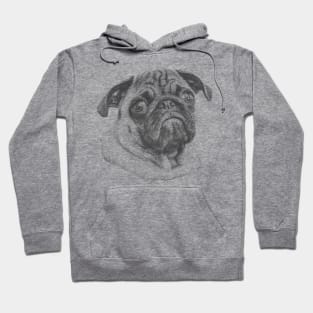 Pug (Black) Hoodie